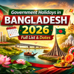 Govt Holidays in Bangladesh 2026